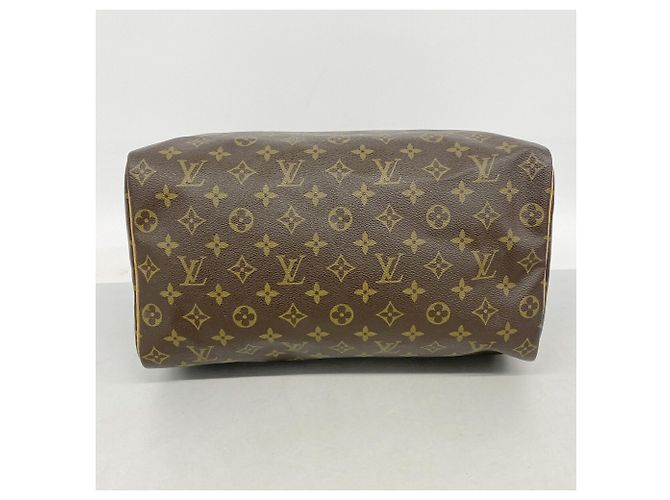 Bolso Louis Vuitton Monogram Speedy 35 Castaño - vista 3
