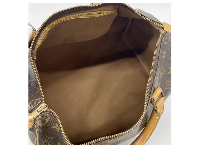Bolso Louis Vuitton Monogram Speedy 35 Castaño - vista 4