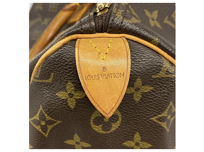 Bolso Louis Vuitton Monogram Speedy 35 Castaño - vista 5