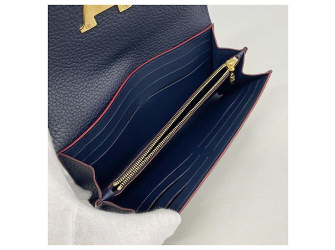 Louis Vuitton Long Wallet - Portefeuille Capucines Rot - Ansicht 3