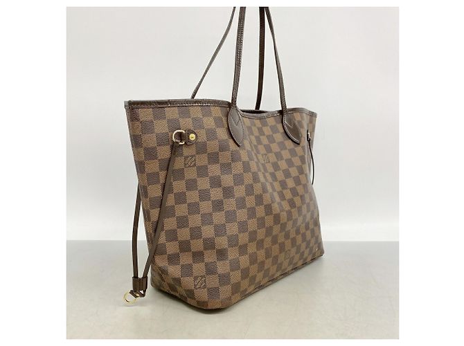 Borsa Tote Louis Vuitton Damier Neverfull MM N51105 Ebene Damier ebene - vista 2