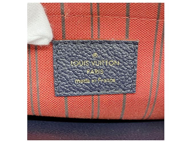Louis Vuitton Monogram Empreinte Montaigne MM Handtasche Rot - Ansicht 5