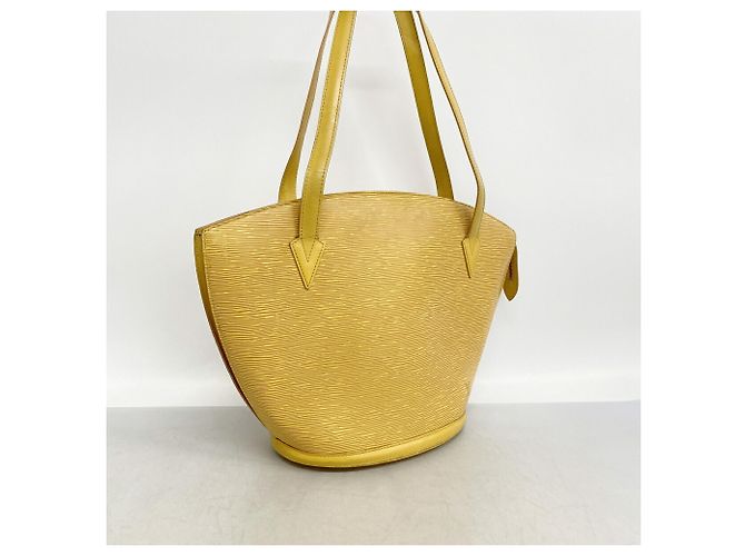 Bolso de hombro Louis Vuitton Epi Saint Jacques Amarillo - vista 2