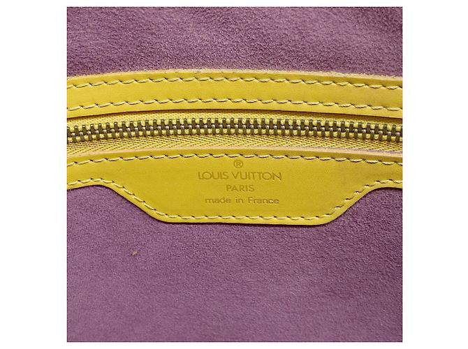Bolso de hombro Louis Vuitton Epi Saint Jacques Amarillo - vista 5