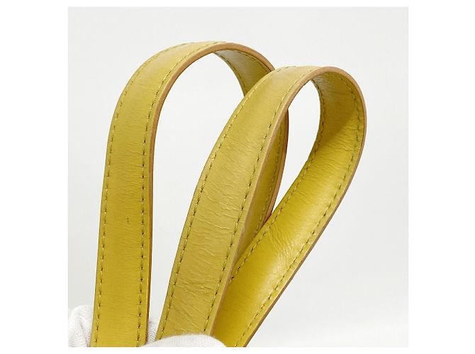 Bolso de hombro Louis Vuitton Epi Saint Jacques Amarillo - vista 9