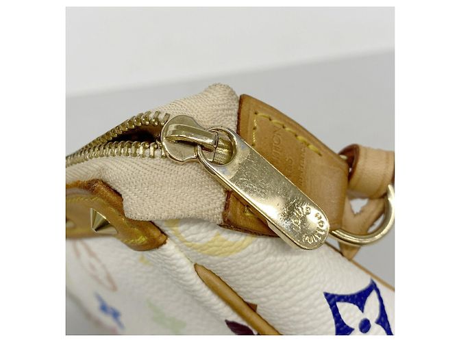 Louis Vuitton Monogram Multicolor Pochette Accessoires Blanc - vue 10