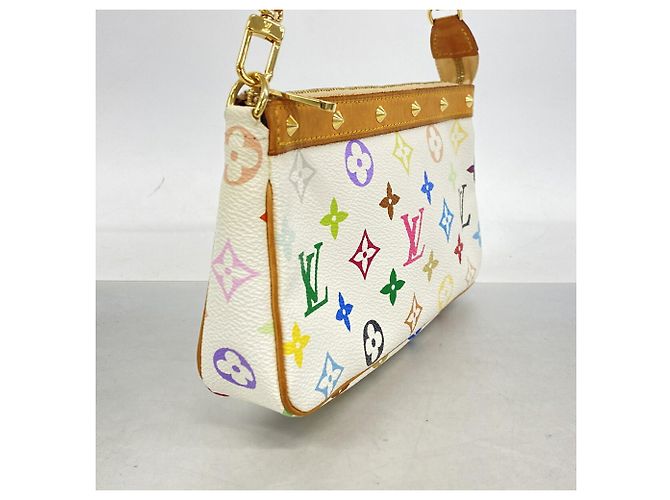 Louis Vuitton Monogram Multicolor Pochette Accessoires Blanc - vue 2