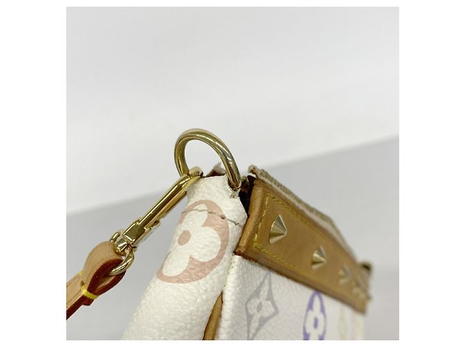Louis Vuitton Monogram Multicolor Pochette Accessoires Blanc - vue 9