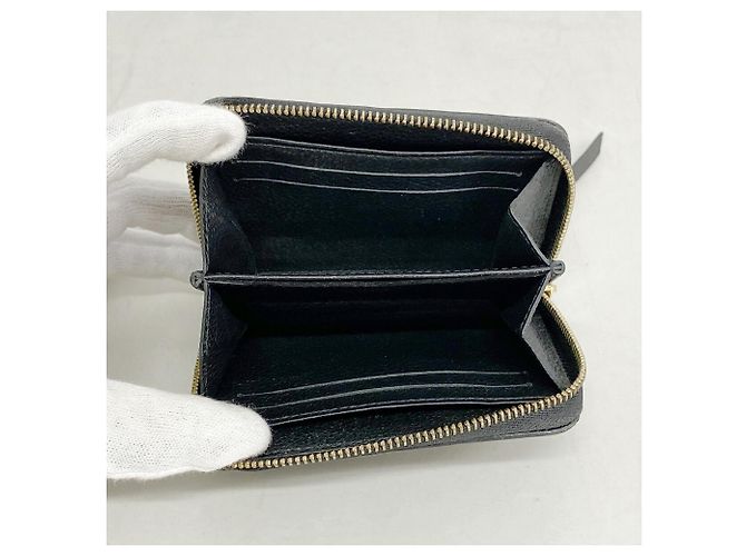 Louis Vuitton Monogram Empreinte Zippy Coin Purse Negro - vista 3