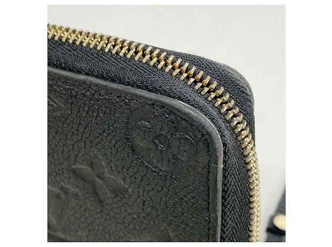 Louis Vuitton Monogram Empreinte Zippy Coin Purse Negro - vista 6