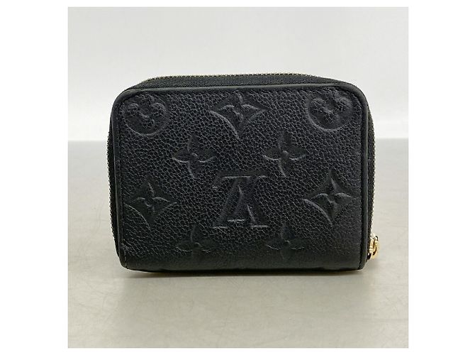 Louis Vuitton Monogram Empreinte Zippy Coin Purse Negro - vista 7