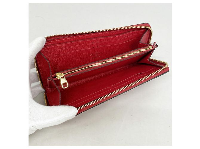 Louis Vuitton Monogram Empreinte Portefeuille Clemence Long Wallet Rot - Ansicht 3