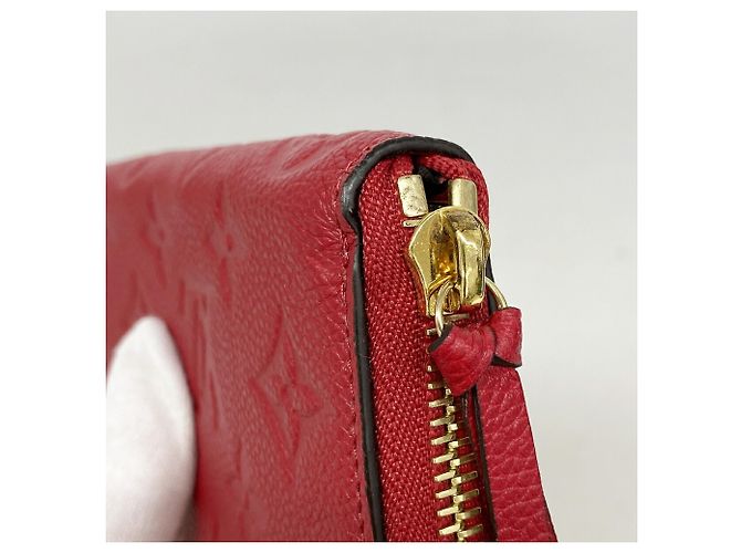 Louis Vuitton Monogram Empreinte Portefeuille Clemence Long Wallet Rot - Ansicht 5