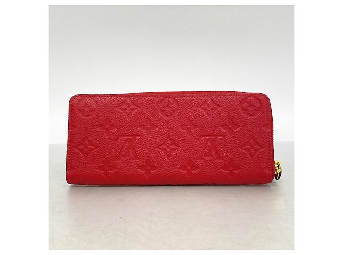 Louis Vuitton Monogram Empreinte Portefeuille Clemence Long Wallet Rot - Ansicht 8