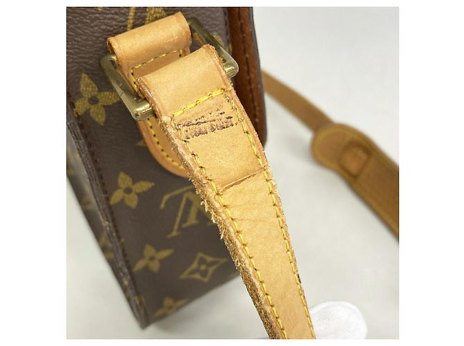 Louis Vuitton Monogram Cartouchiere GM Schultertasche Braun - Ansicht 12