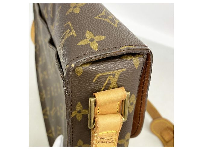 Louis Vuitton Monogram Cartouchiere GM Schultertasche Braun - Ansicht 7