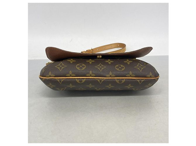 Borsa a tracolla Louis Vuitton Monogram Musette Tango Marrone - vista 3