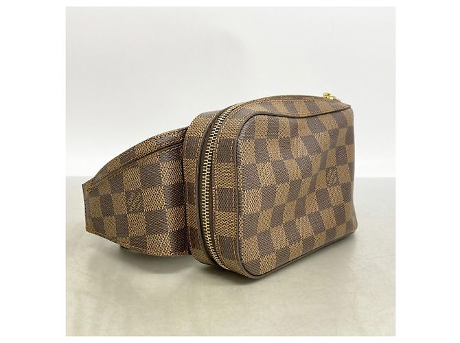 Borsa a tracolla Louis Vuitton Damier Geronimos in Ebene Damier ebene - vista 2