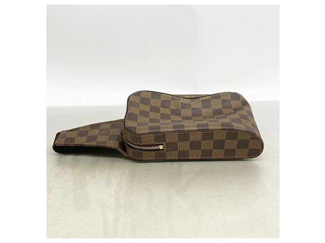 Borsa a tracolla Louis Vuitton Damier Geronimos in Ebene Damier ebene - vista 3