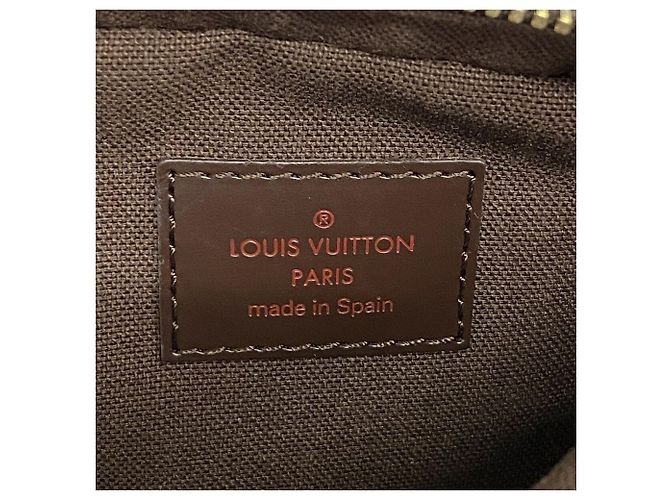 Borsa a tracolla Louis Vuitton Damier Geronimos in Ebene Damier ebene - vista 5