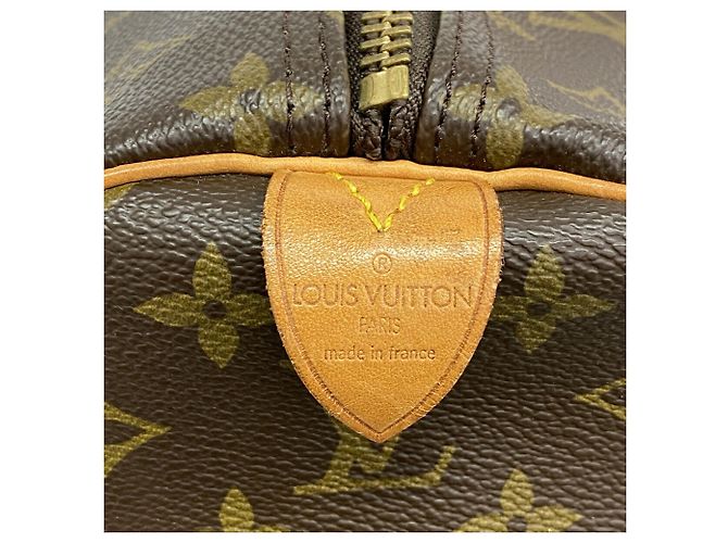 Bolso Louis Vuitton Boston Monogram Keepall 60 Castaño - vista 5