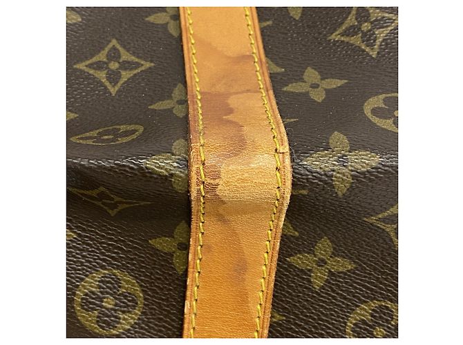 Bolso Louis Vuitton Boston Monogram Keepall 60 Castaño - vista 7