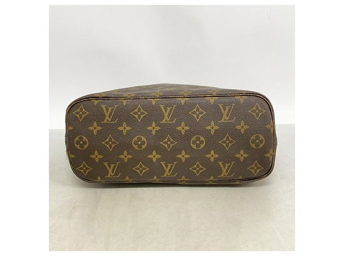 Sac Cabas Louis Vuitton Monogram Neverfull PM Marron - vue 3