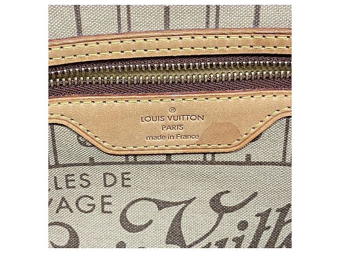 Sac Cabas Louis Vuitton Monogram Neverfull PM Marron - vue 5
