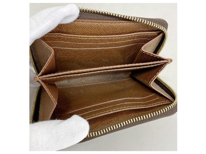 Monedero Zippy Monogram Louis Vuitton Castaño - vista 3