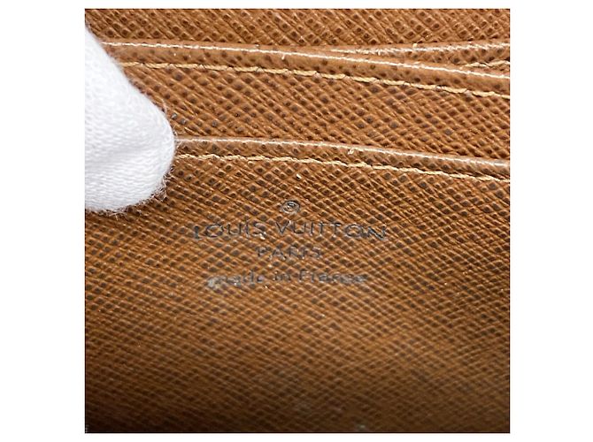 Monedero Zippy Monogram Louis Vuitton Castaño - vista 4