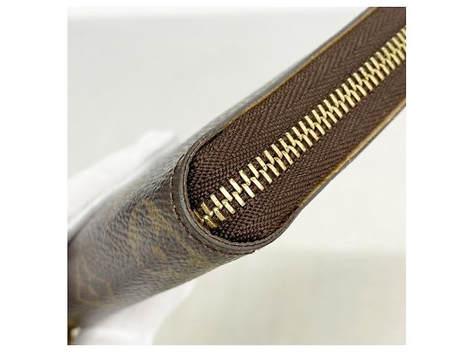 Monedero Zippy Monogram Louis Vuitton Castaño - vista 6