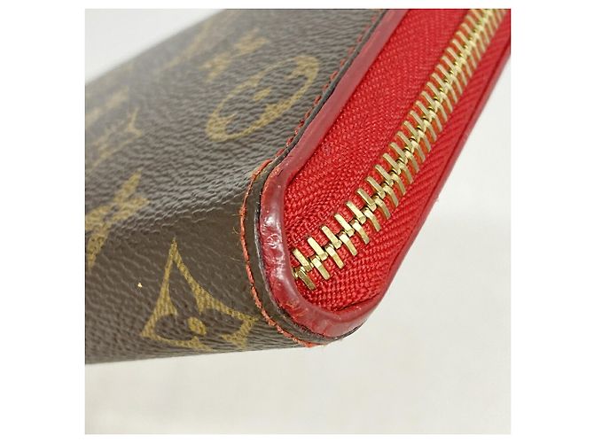 Louis Vuitton Monogram Retiro Zippy Wallet M61854 Marrone Fuschia - vista 6