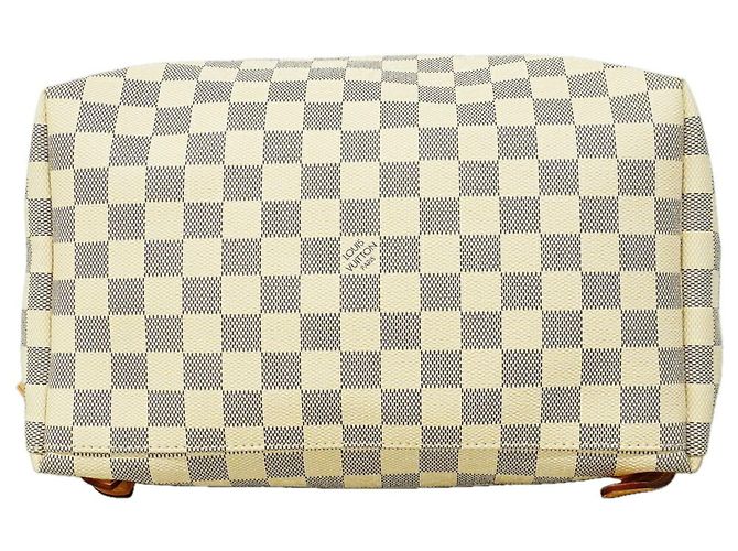 Zaino Louis Vuitton Damier Azur Speron Bianco - vista 3
