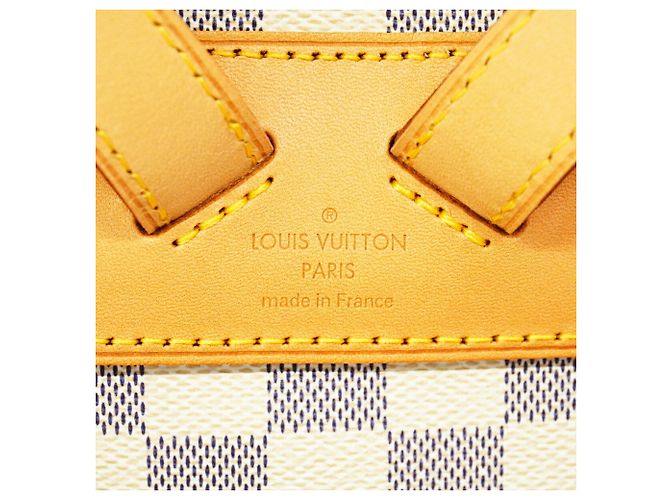Zaino Louis Vuitton Damier Azur Speron Bianco - vista 5