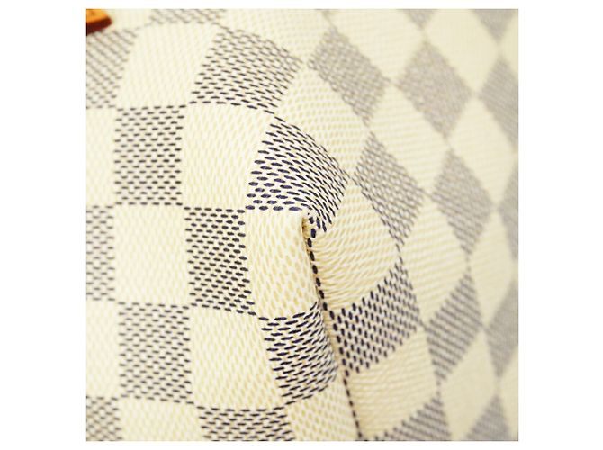 Zaino Louis Vuitton Damier Azur Speron Bianco - vista 6