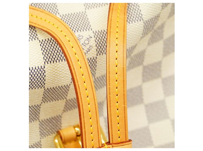 Zaino Louis Vuitton Damier Azur Speron Bianco - vista 8