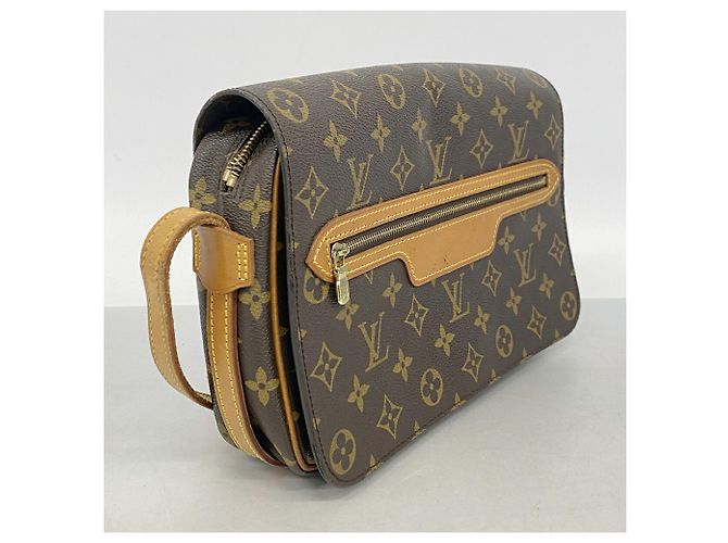 Bolso de hombro Louis Vuitton Monogram Saint Germain 28 Castaño - vista 2