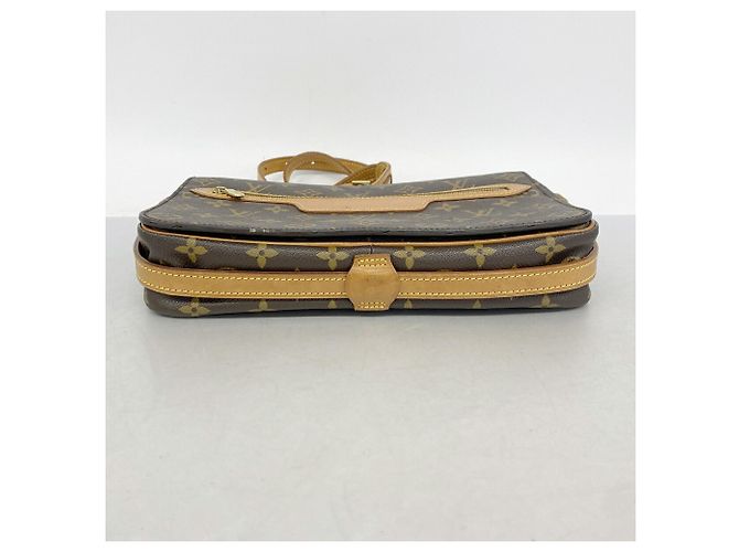 Bolso de hombro Louis Vuitton Monogram Saint Germain 28 Castaño - vista 3
