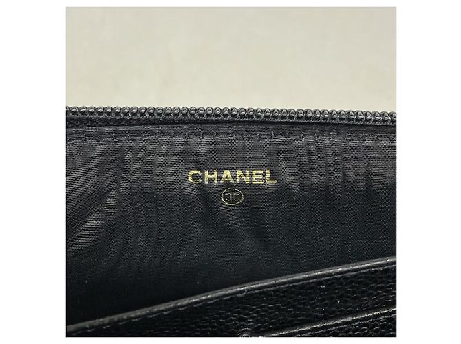 Cartera larga Chanel negra Negro - vista 4