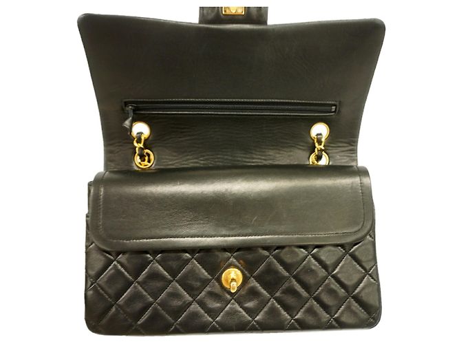 Bolsa de Ombro Chanel Matelassé Preto - vista 12