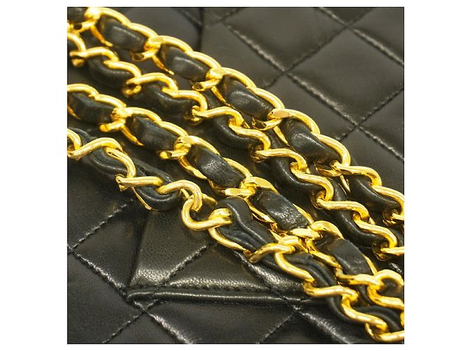 Bolsa de Ombro Chanel Matelassé Preto - vista 8