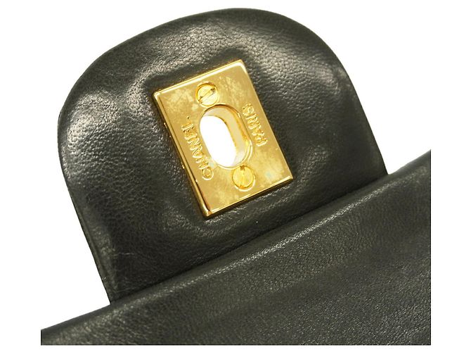 Bolsa de Ombro Chanel Matelassé Preto - vista 9