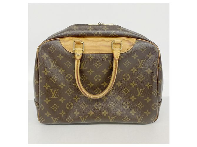 Bolso Louis Vuitton Monogram Deauville Castaño - vista 11