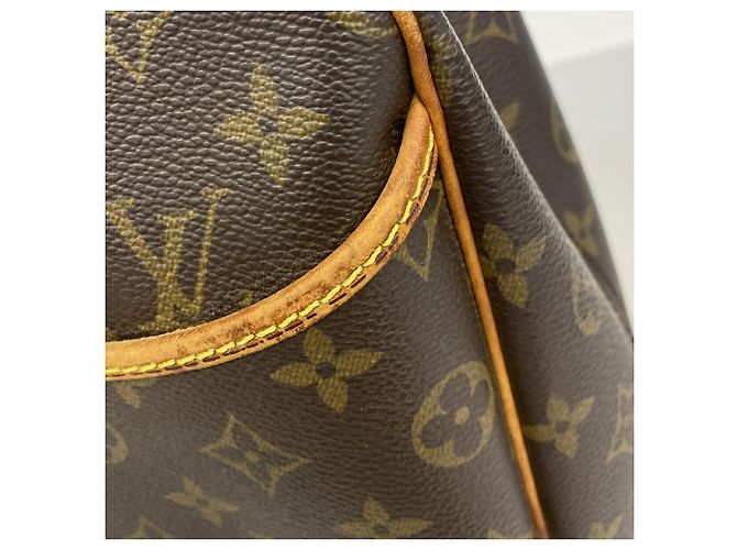 Bolso Louis Vuitton Monogram Deauville Castaño - vista 8