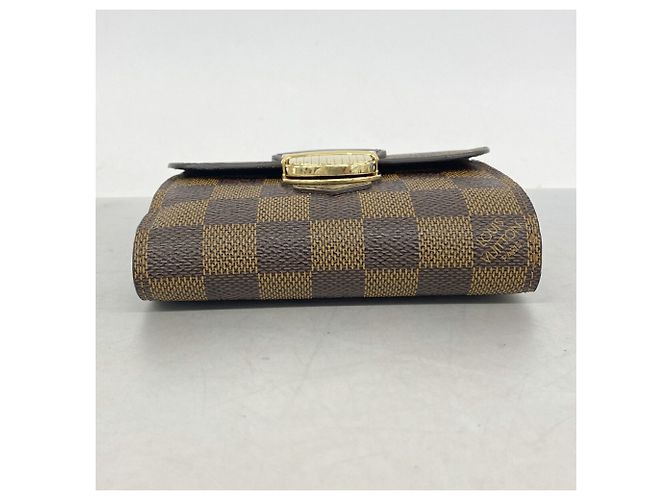 Cartera Tri-fold Louis Vuitton en Damier Ebene - vista 2