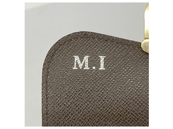 Cartera Tri-fold Louis Vuitton en Damier Ebene - vista 5