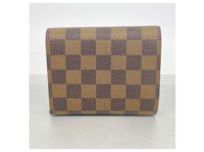 Cartera Tri-fold Louis Vuitton en Damier Ebene - vista 8