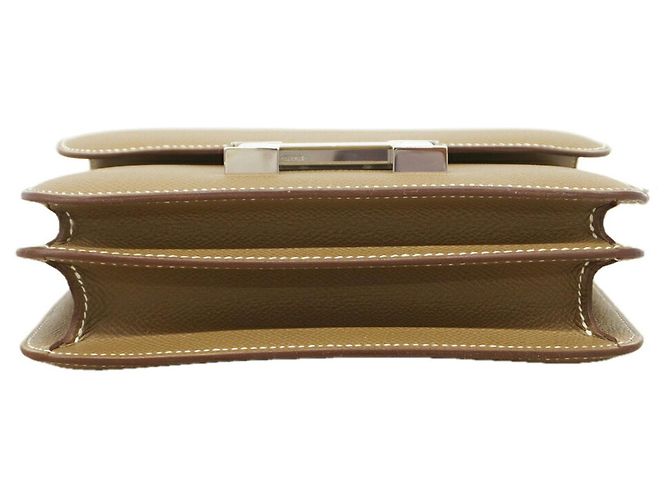Hermès Bolso de hombro Hermes Constance Mini Gris pardo - vista 3