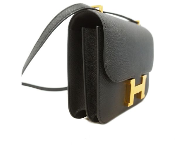 Hermès Bolso de hombro Hermes Constance Mini Negro - vista 2