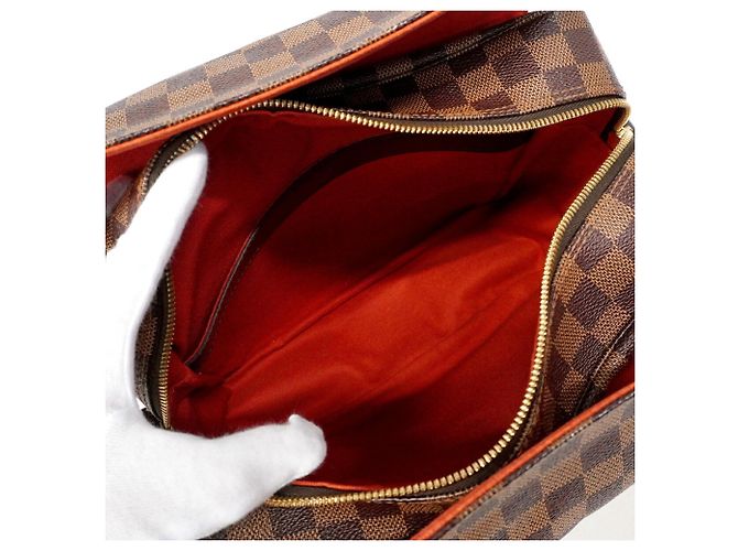 Sac à épaule Louis Vuitton Damier Naviglio Damier ebène - vue 4